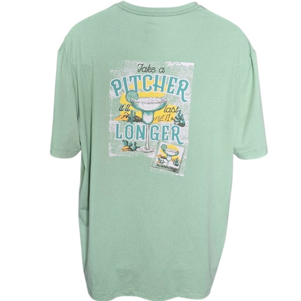 Chaps Mens Novelty Margarita T Shirt Size XL Southwest Cocktail Resort Vacation
